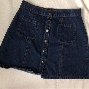jean urban outfitters BDG skirt
